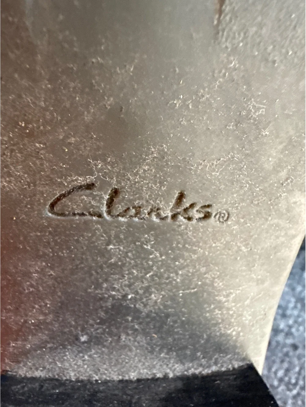 Clarks Women’s Black Suede Ankle Boots Size 9.5 M Side Zip Block Heel Booties